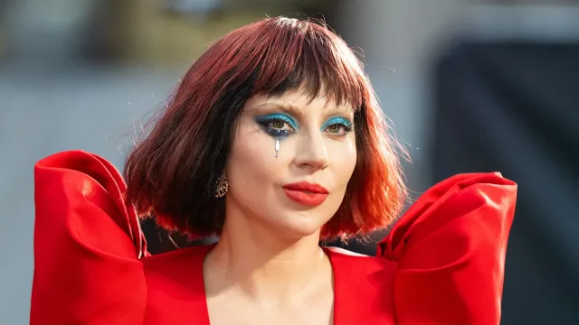 Lady Gaga na estreia em Londres de Joker: Loucura a Dois no dia 25 de setembro de 2024.