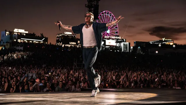 Macklemore no Rock in Rio Lisboa, 2024.